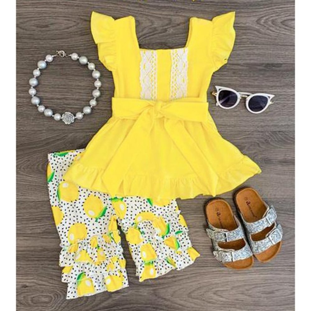 New Girls Summer Clothes Set